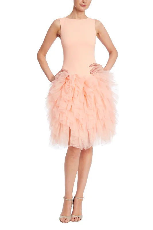 Badgley Mischka SC3902 Homecoming Short Ruffle Cocktail  Dress