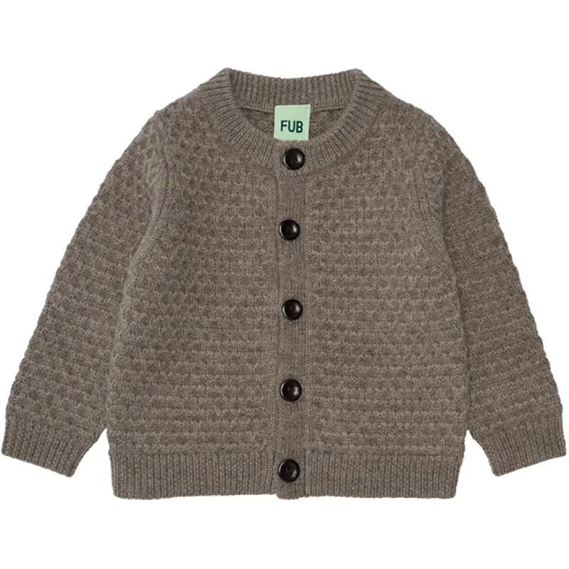 FUB Baby Structure Cardigan Beige Melange