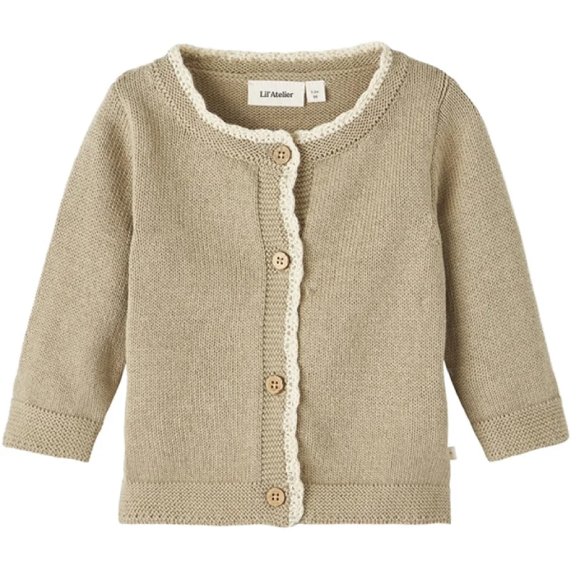 Lil'Atelier Chinchilla Emmely Knit Cardigan