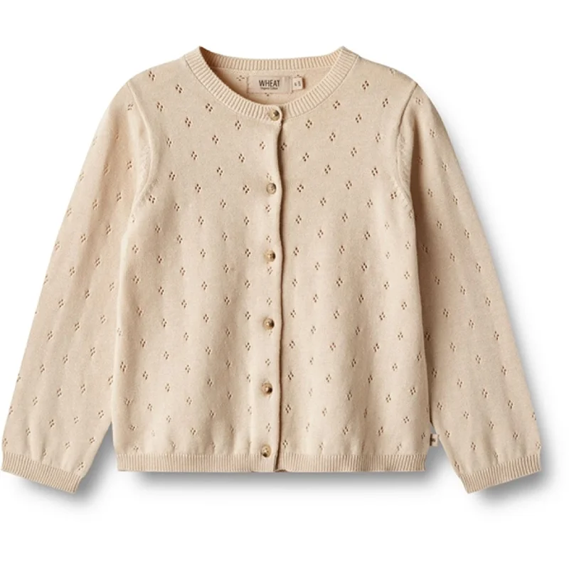 Wheat Sandshell Knit Cardigan Maia