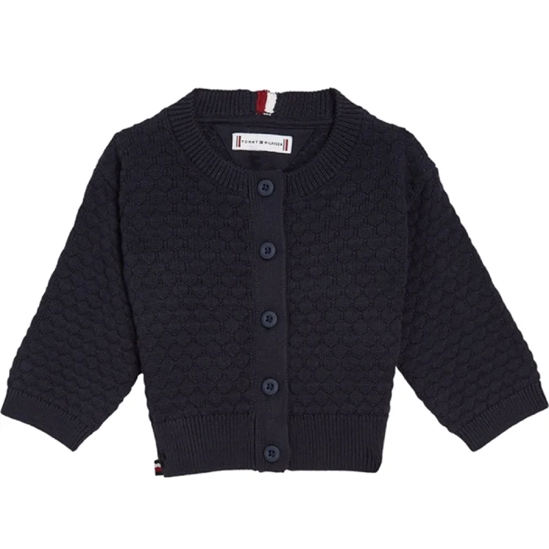 Tommy Hilfiger Baby Structured Cardigan Desert Sky