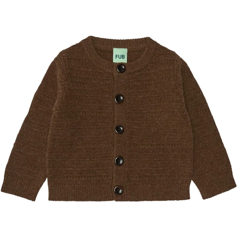 FUB Baby Lamb Wool Cardigan Amber