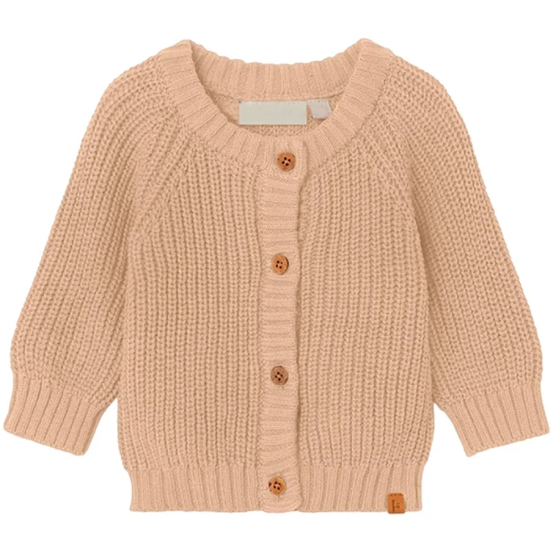 Lil'Atelier Warm Sand Emlen Knit Cardigan