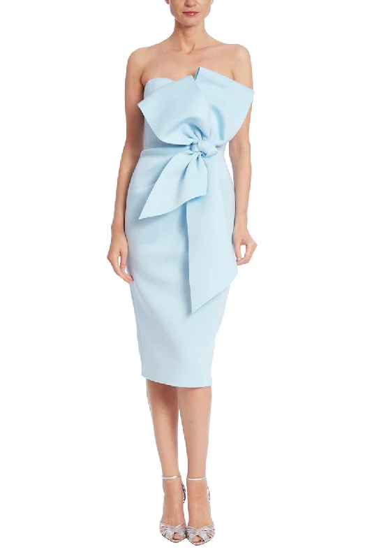 Badgley Mischka SC3842 Short Cocktail Midi Length Dress