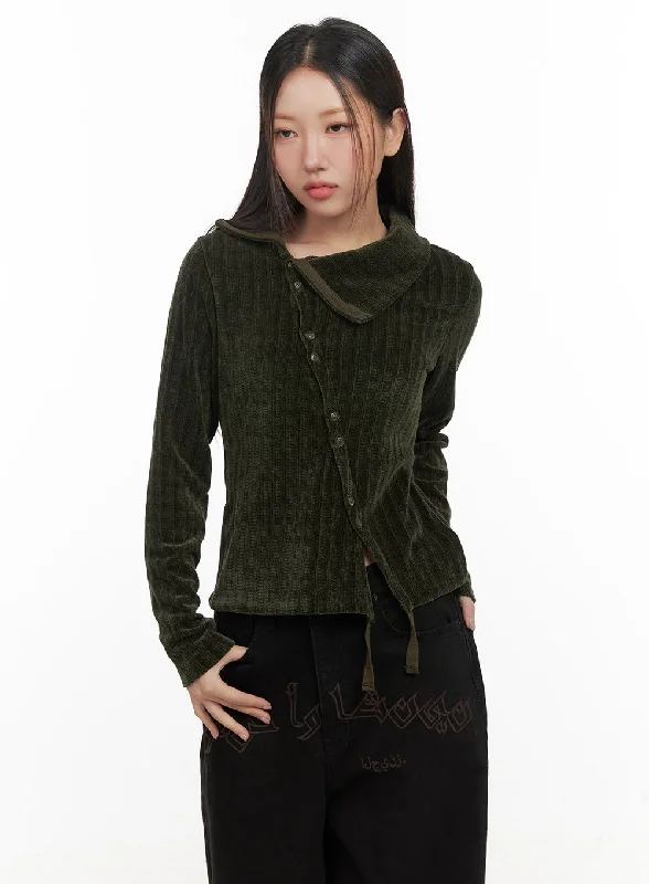 Elegant Unbalanced Cardigan CD413