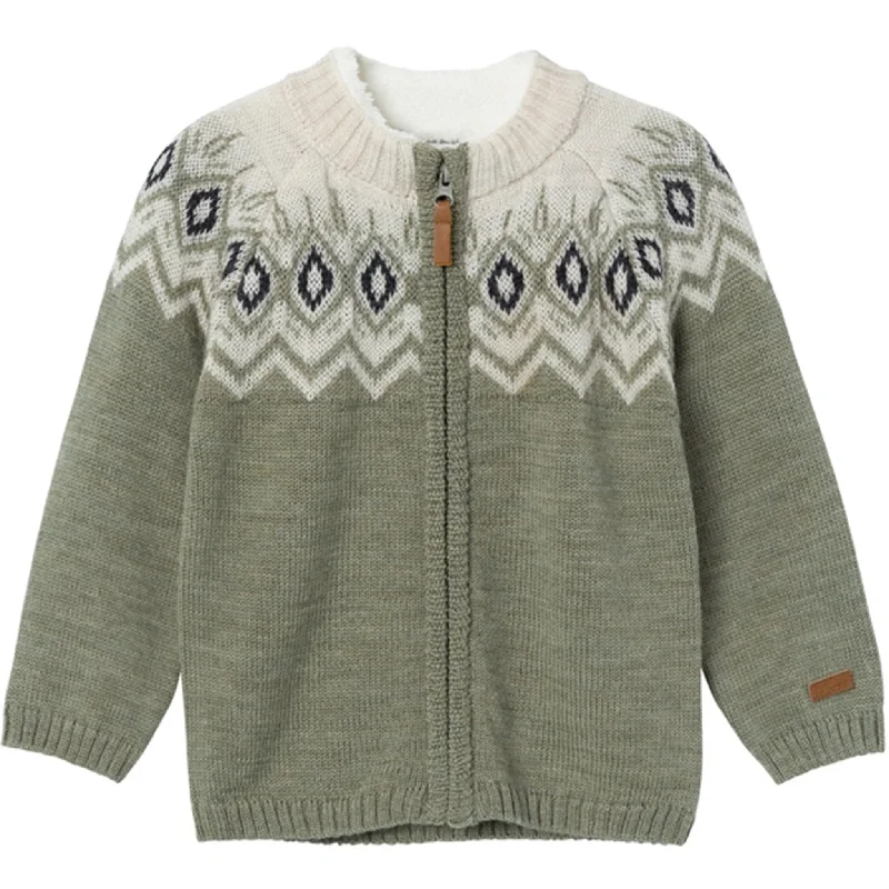 Name it Vetiver Wriss Wool Knit Cardigan