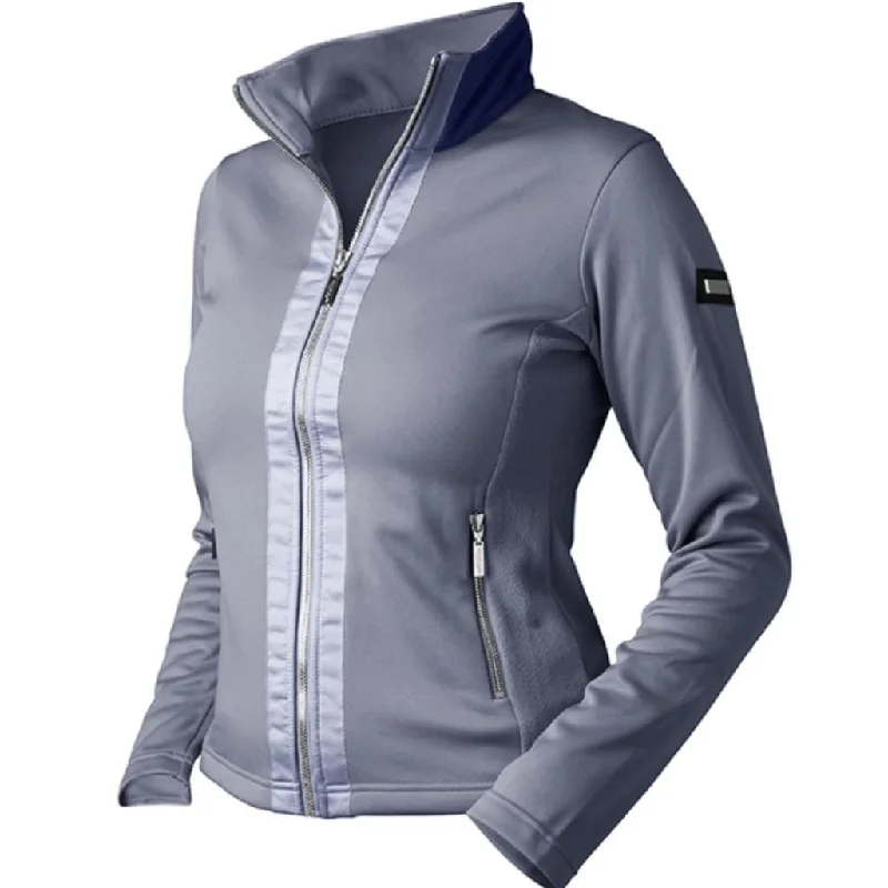 Equestrian Stockholm Fleece Jacket Crystal Grey