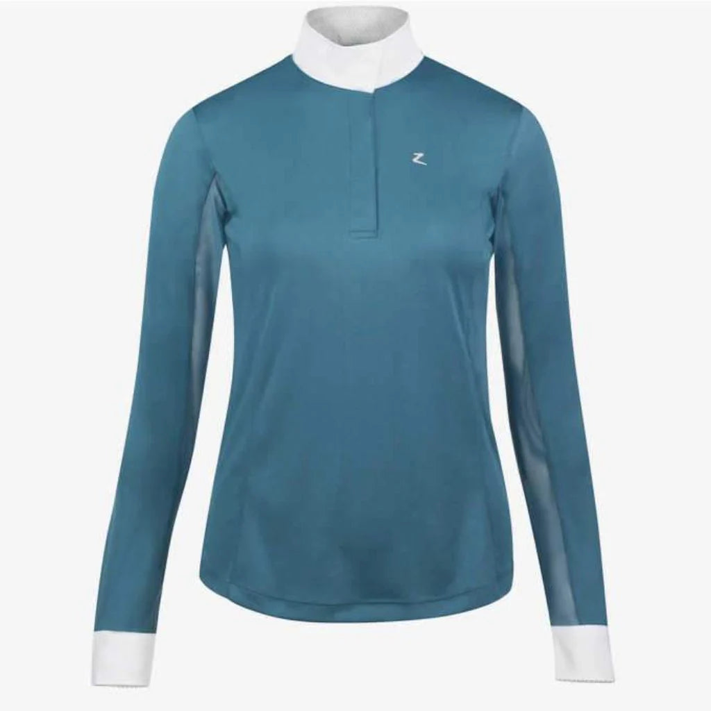 Horze Blaire Long Sleeve Shirt - Teal