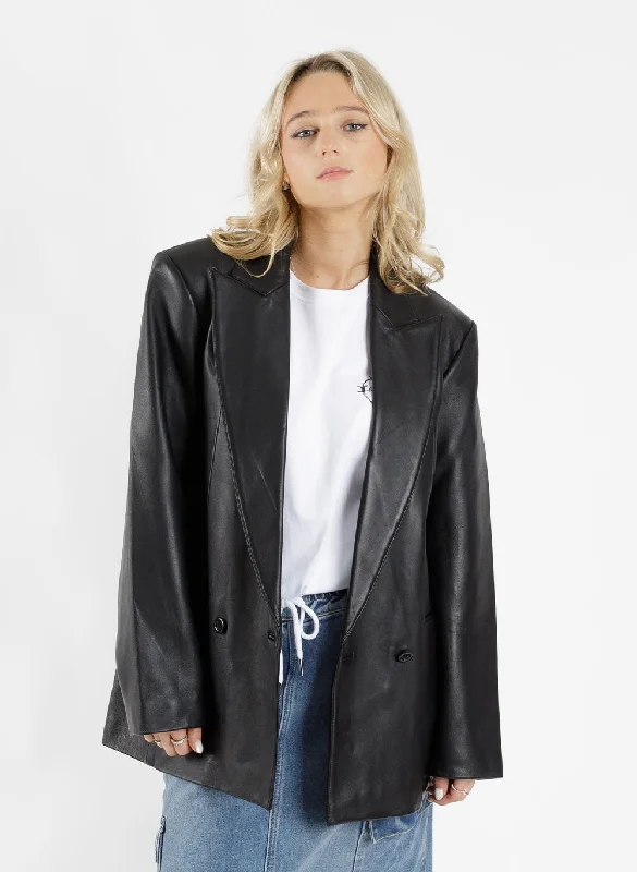 Leather Tux Jacket