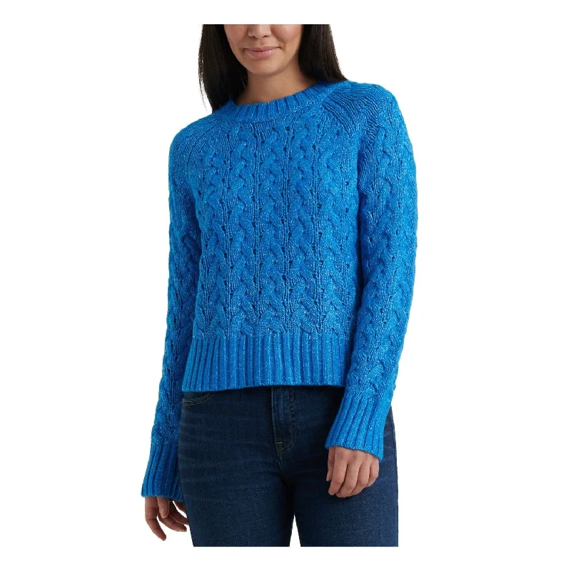 Lucky Brand Women's Long Sleeve Sweater Blue Size X-Small