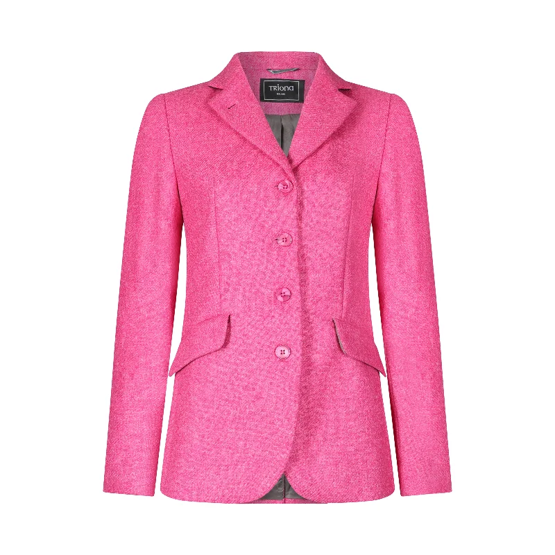 Pink Fiadh Donegal Tweed Jacket