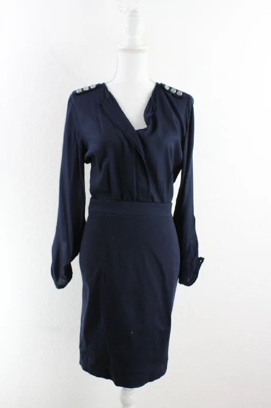 Vintage Blue Armani Jeans Dress (42)