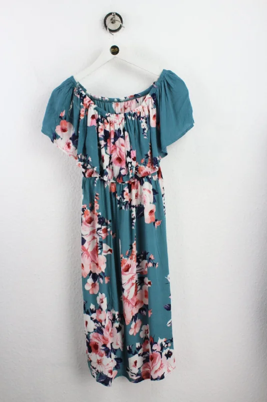 Vintage Floral Dress (S)