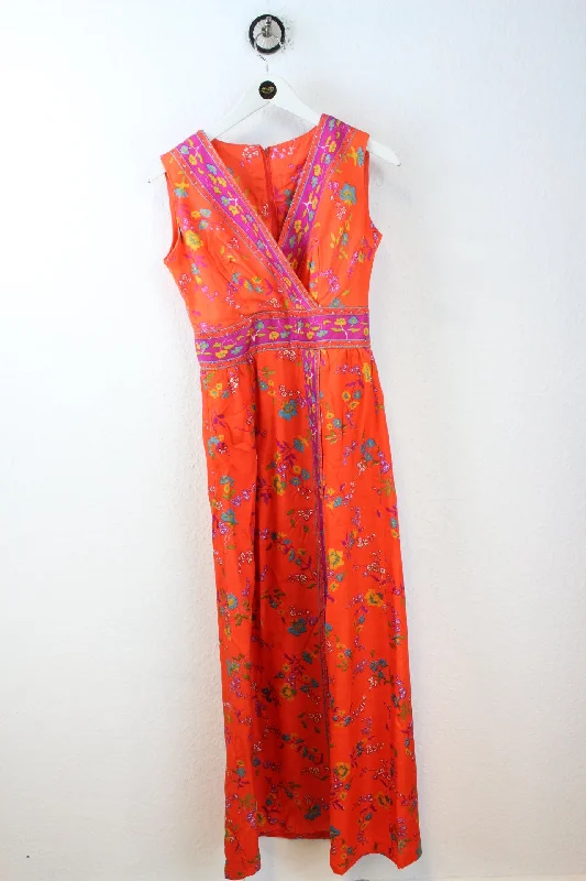 Vintage  Orange Summer Dress (S)