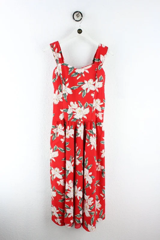 Vintage Red Hawaii Dress (L)