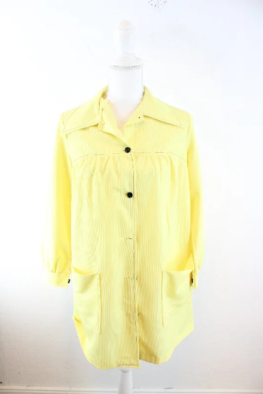 Vintage Trends Yellow Blouse Dress (S)