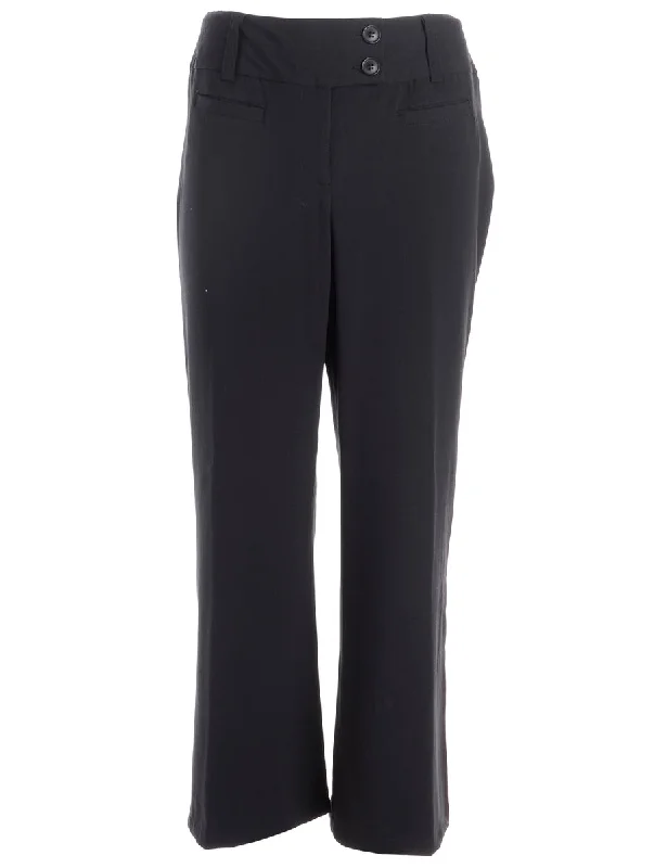 Reworked Cropped Dana Tapered Trousers - W33