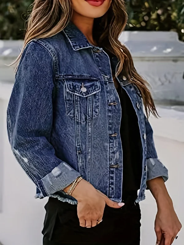 Cropped Denim Jacket