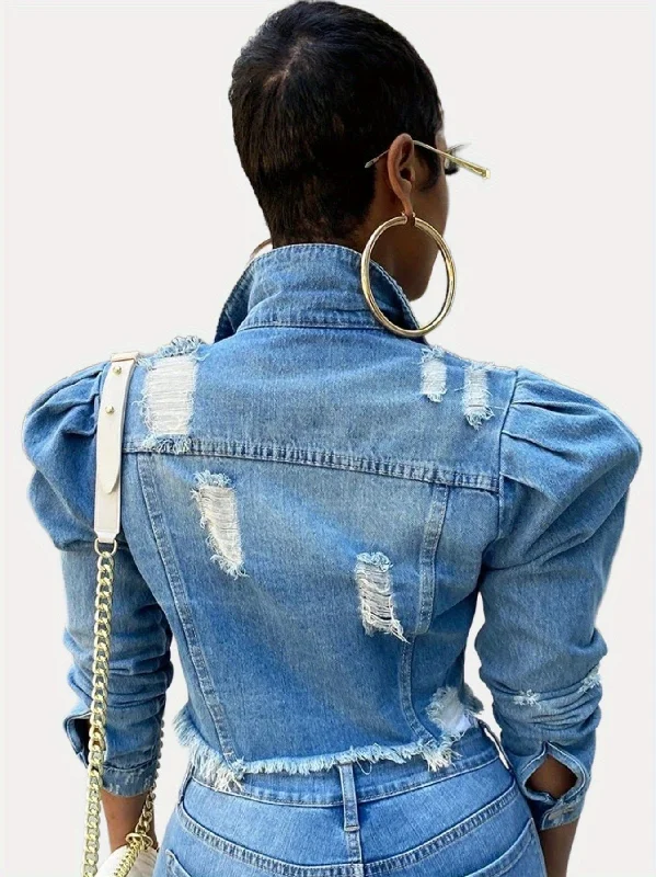 Edgy Denim Jacket