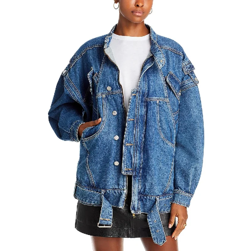 FRAME Womens The MC Trucker Jean Denim Jacket