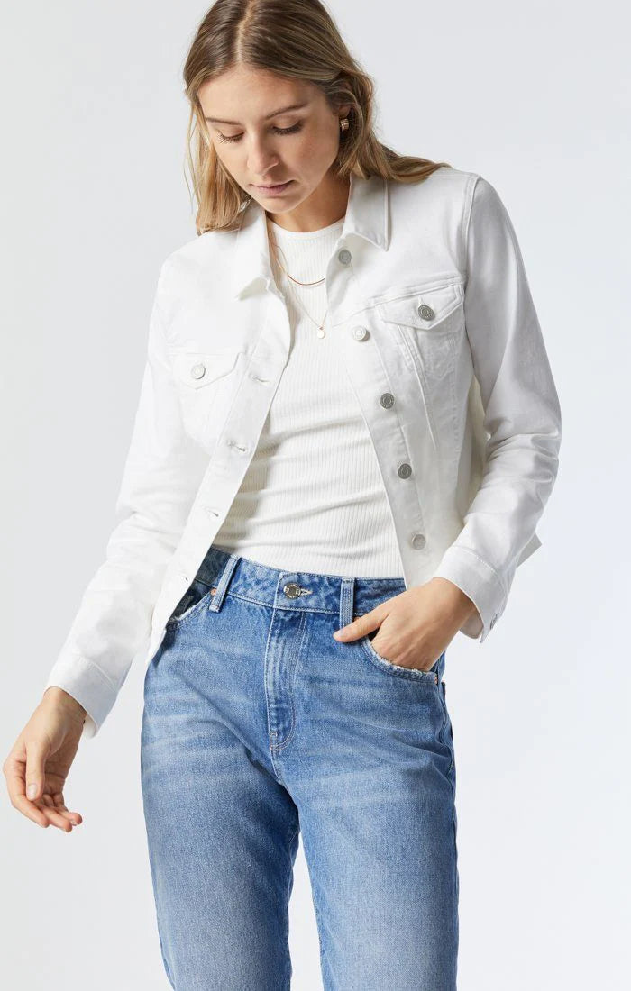 Mavi Jeans Samantha Double SuperSoft White Denim Jacket