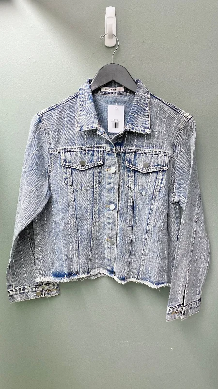 * Origami Denim Jacket with Rhinestones