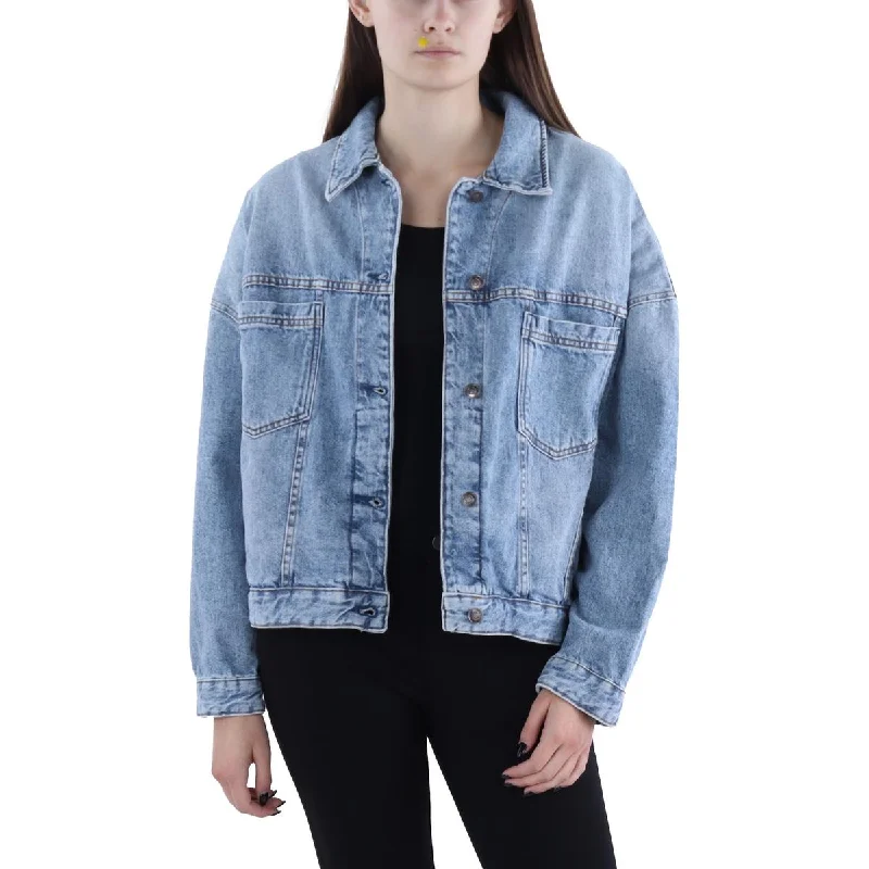 Womens Trucker Utility Denim Jacket