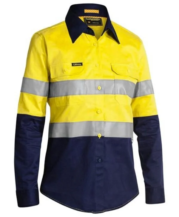 3M Taped, 2 Tone, Womens Hi Vis Industrial Vented Shirt