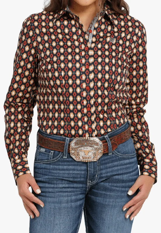 Cinch Womens Printed Long Sleeve Shirt