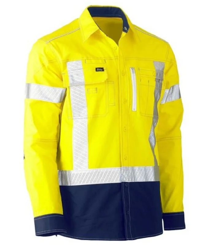 Flex & Move Two Tone Hi Vis Stretch Utility Shirt