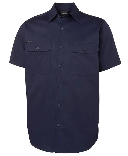 6WSLS JB's S/S 150G Work Shirt In Navy