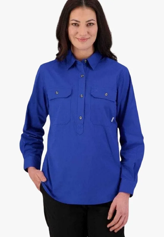 Swanndri Womens Roma Closed Front Work Shirt