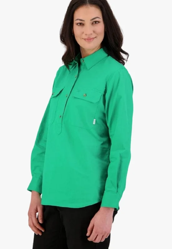 Swanndri Womens Roma Closed Front Work Shirt