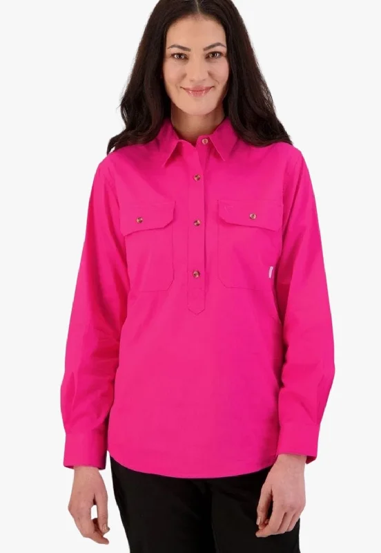 Swanndri Womens Roma Closed Front Work Shirt