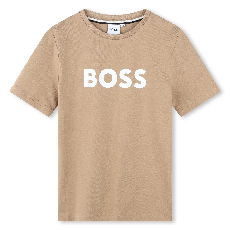 Light Brown Logo T-Shirt