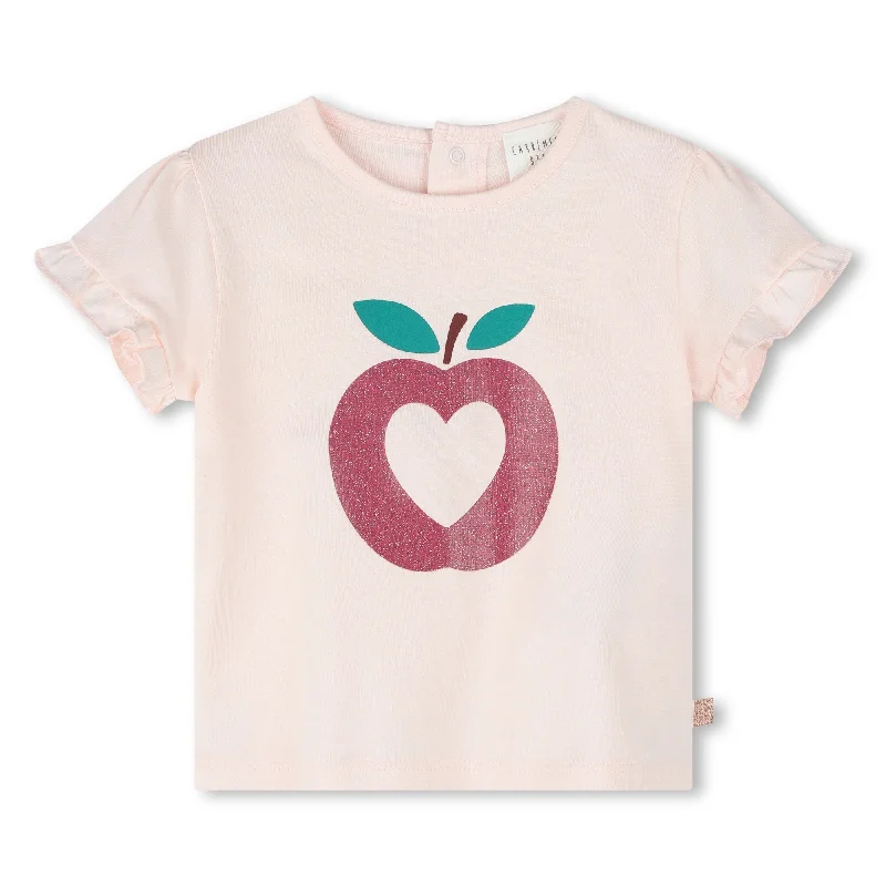 Ivory Apple Graphic T-Shirt