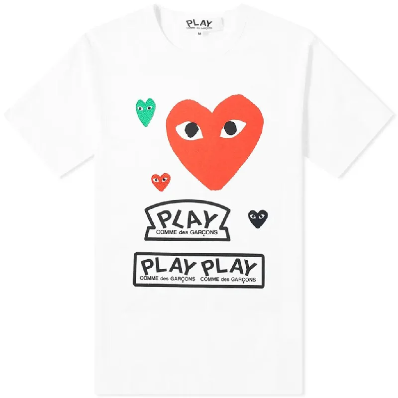 Red Colorful Hearts T-Shirt