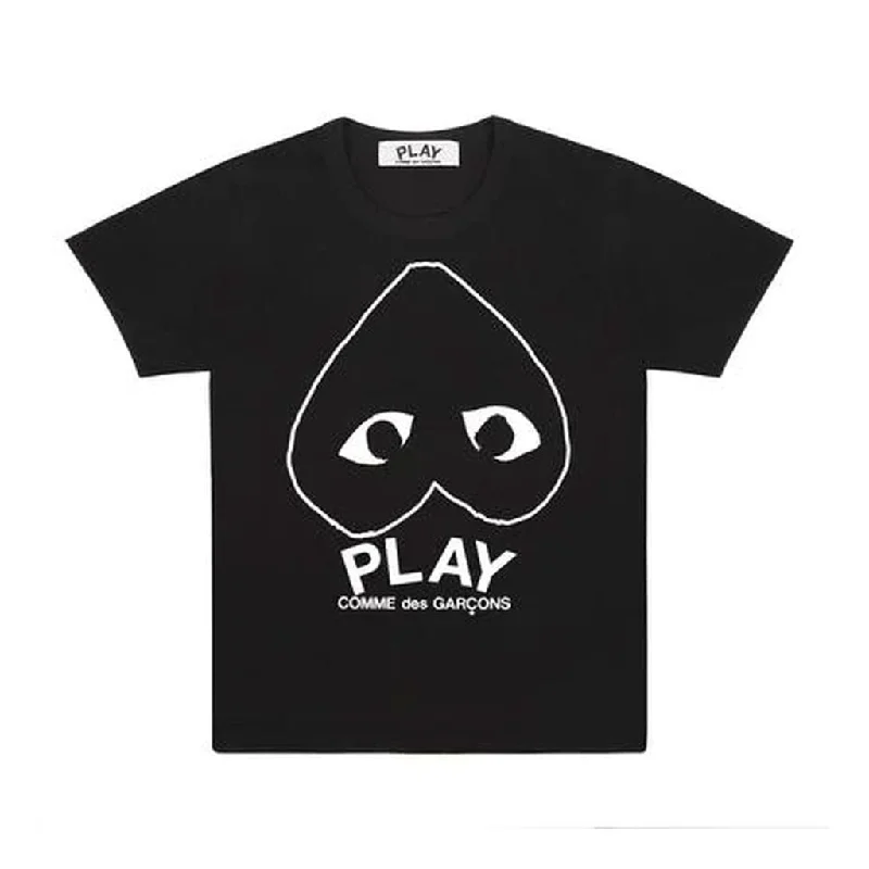 Black Play Inverted Heart Logo T-Shirt