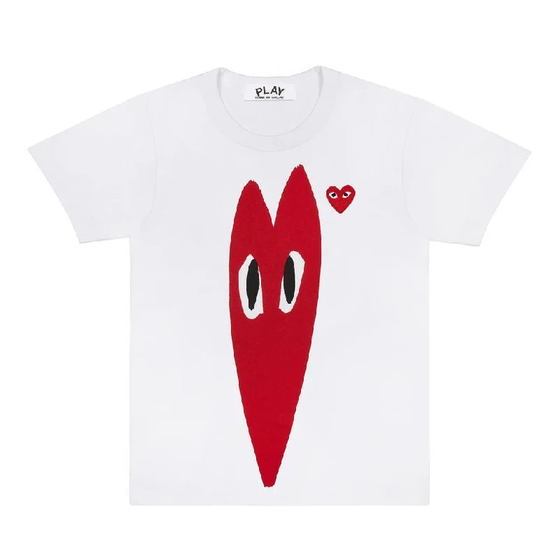 White Shrinked Heart T-Shirt