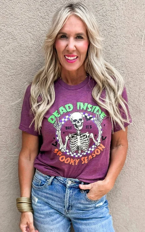 Dead Inside Spooky Season Graphic T-shirt - FINAL SALE