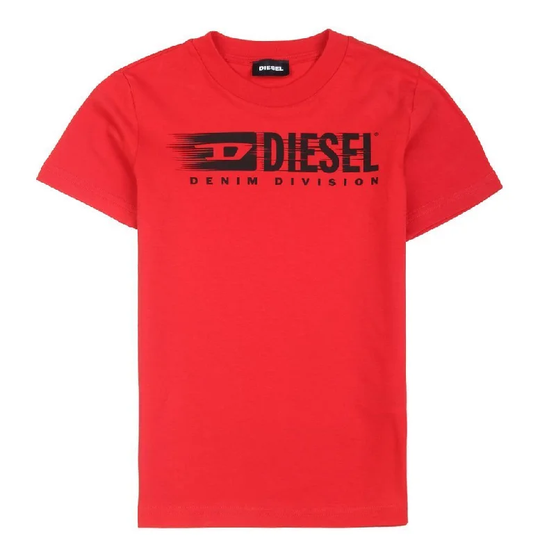 Red Logo Print T-Shirt