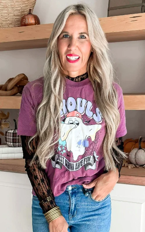 Ghouls Just Wanna Have Fun Garment Dyed Graphic T-shirt - FINAL SALE