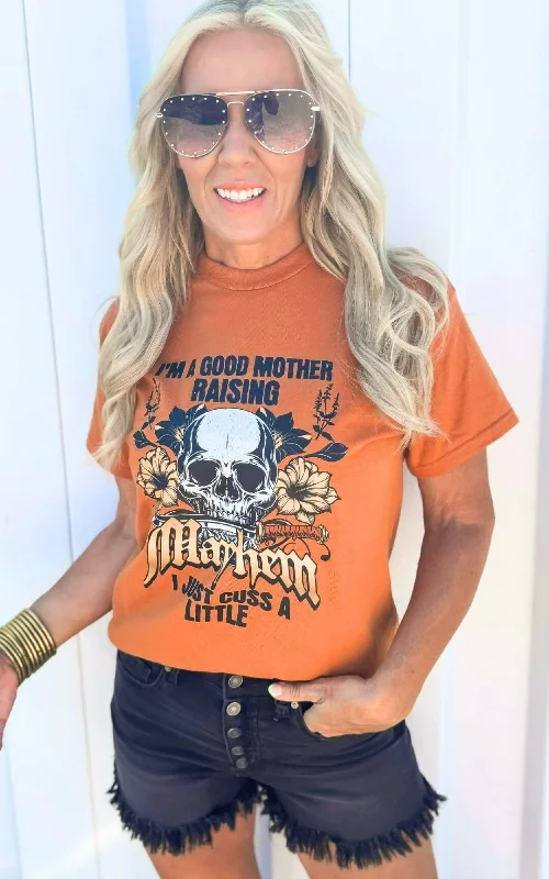 Good Mother Raising Mayhem Graphic T-shirt - Final Sale