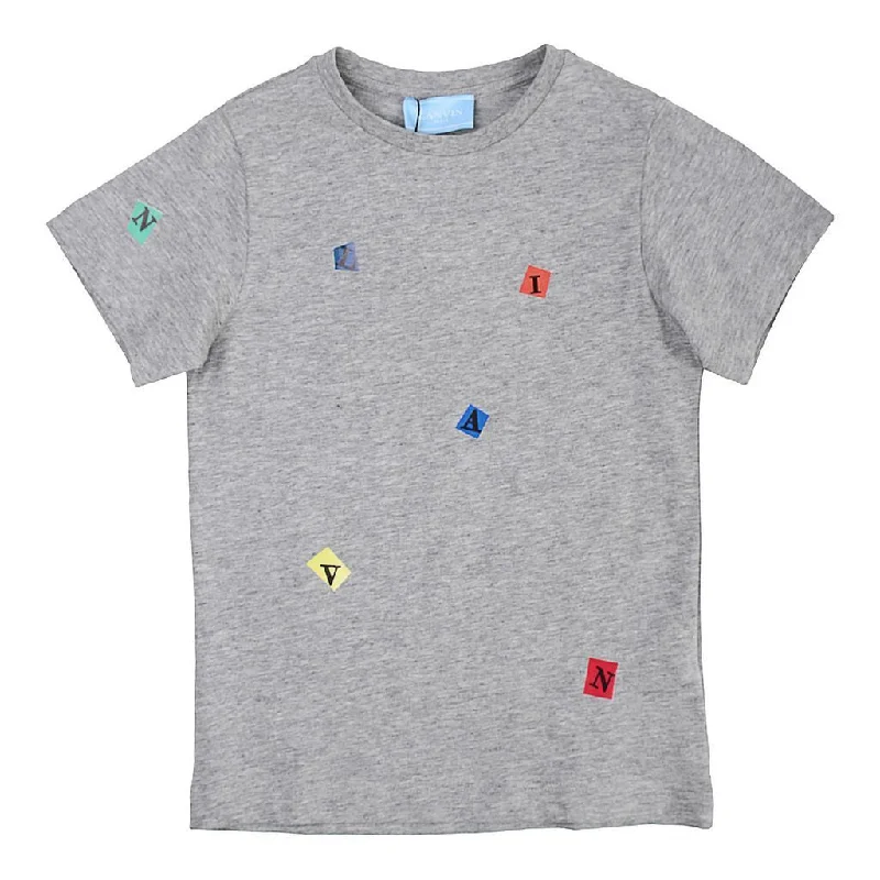 Gray Shapes Graphic T-Shirt