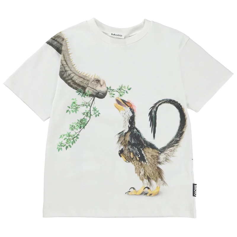 White Rillo Dino Meeting T-Shirt