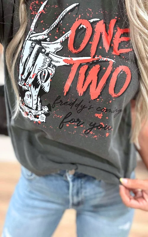 One Two Freddy's Coming Garment Dyed Graphic T-shirt - FINAL SALE