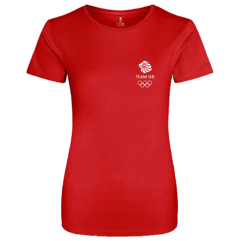 Team GB Everyday Active Women's Red UV T-Shirt