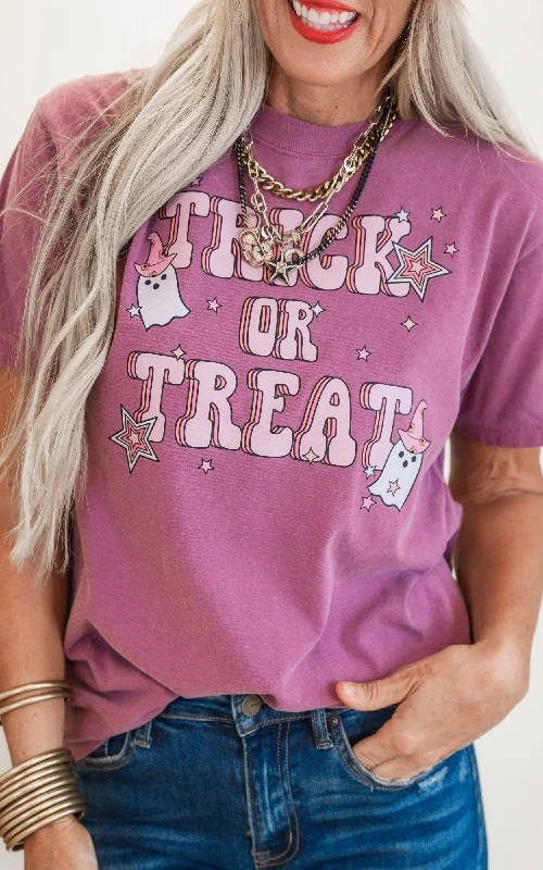 Trick or Treat Garment Dyed Graphic T-shirt - FINAL SALE