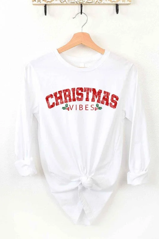 Alphia Christmas Vibes Long Sleeve Tee