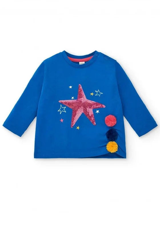 Tuc Tuc Girl Amazing Star Long Sleeve Top, Blue